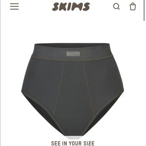 SKIMS COTTON RIB BRIEF